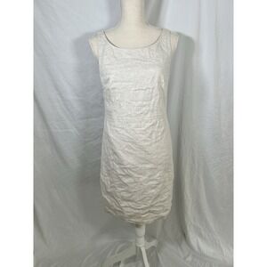 Banana Republic Linen Blend Sheath Dress Flax Size 6